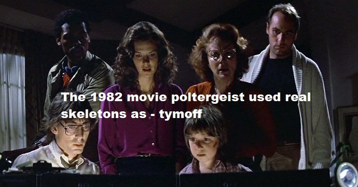 the 1982 movie poltergeist used real skeletons as - tymoff